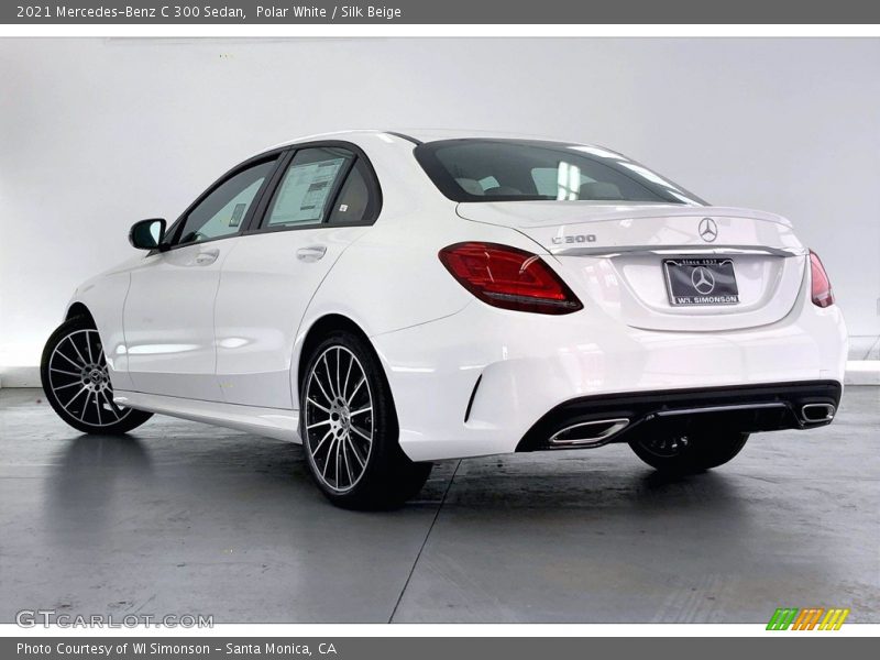 Polar White / Silk Beige 2021 Mercedes-Benz C 300 Sedan