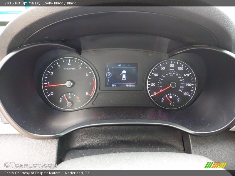  2016 Optima LX LX Gauges