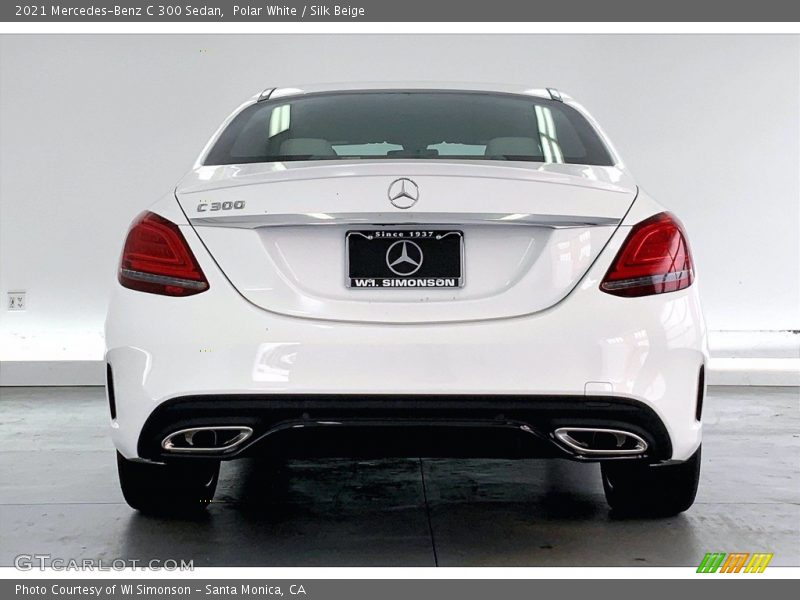 Polar White / Silk Beige 2021 Mercedes-Benz C 300 Sedan