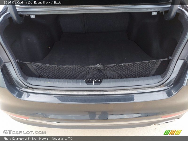  2016 Optima LX Trunk