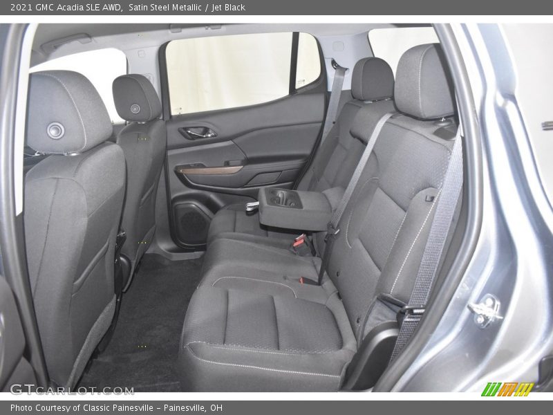 Satin Steel Metallic / Jet Black 2021 GMC Acadia SLE AWD