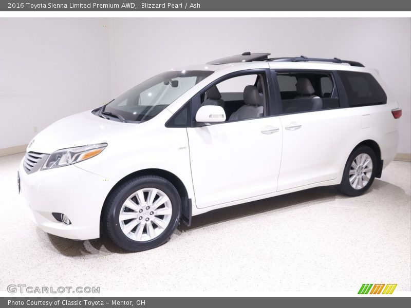 Blizzard Pearl / Ash 2016 Toyota Sienna Limited Premium AWD