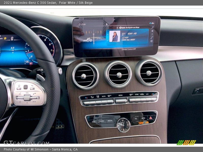 Polar White / Silk Beige 2021 Mercedes-Benz C 300 Sedan