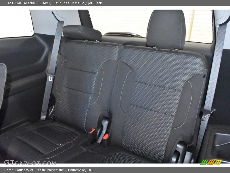 Satin Steel Metallic / Jet Black 2021 GMC Acadia SLE AWD