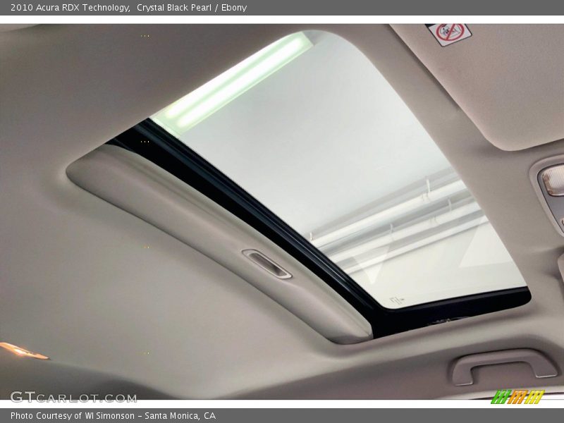 Crystal Black Pearl / Ebony 2010 Acura RDX Technology