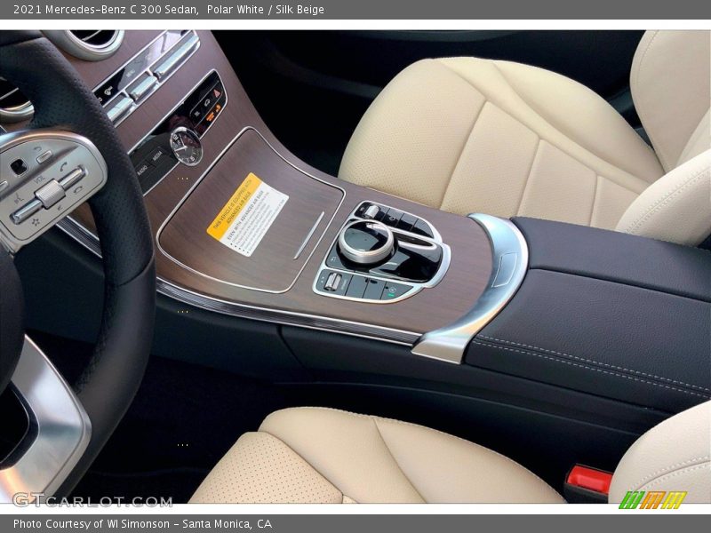 Polar White / Silk Beige 2021 Mercedes-Benz C 300 Sedan