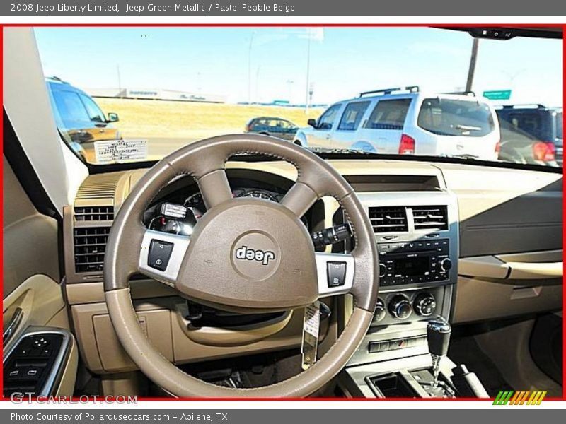 Jeep Green Metallic / Pastel Pebble Beige 2008 Jeep Liberty Limited