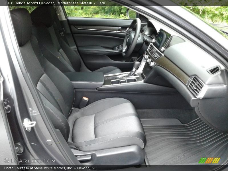 Modern Steel Metallic / Black 2018 Honda Accord EX Sedan