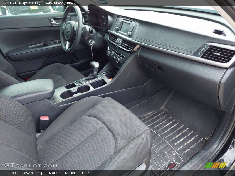 Ebony Black / Black 2016 Kia Optima LX