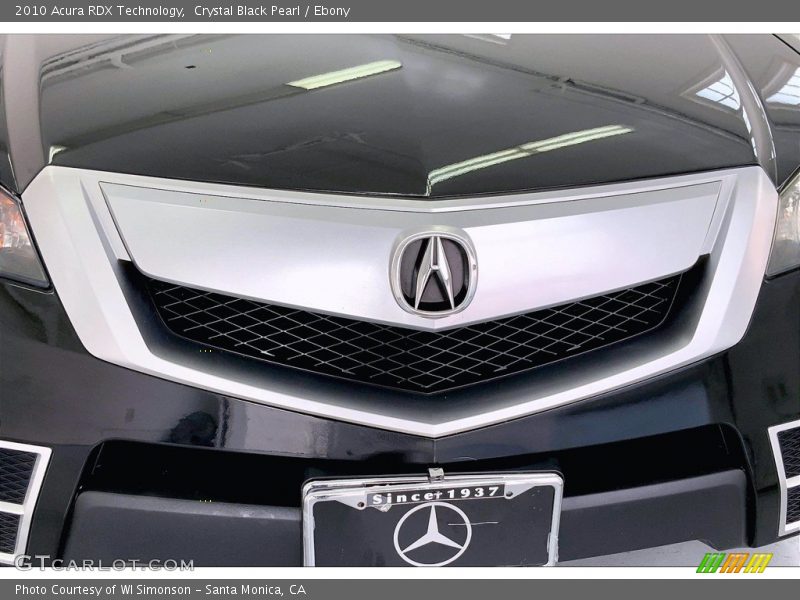 Crystal Black Pearl / Ebony 2010 Acura RDX Technology