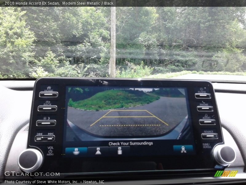 Modern Steel Metallic / Black 2018 Honda Accord EX Sedan