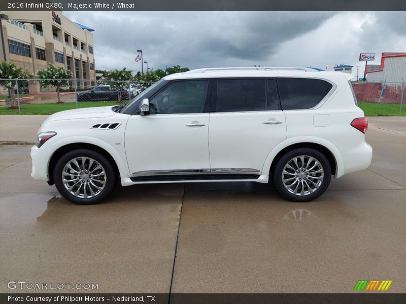  2016 QX80  Majestic White