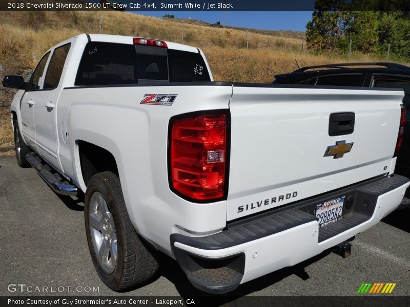 Summit White / Jet Black 2018 Chevrolet Silverado 1500 LT Crew Cab 4x4