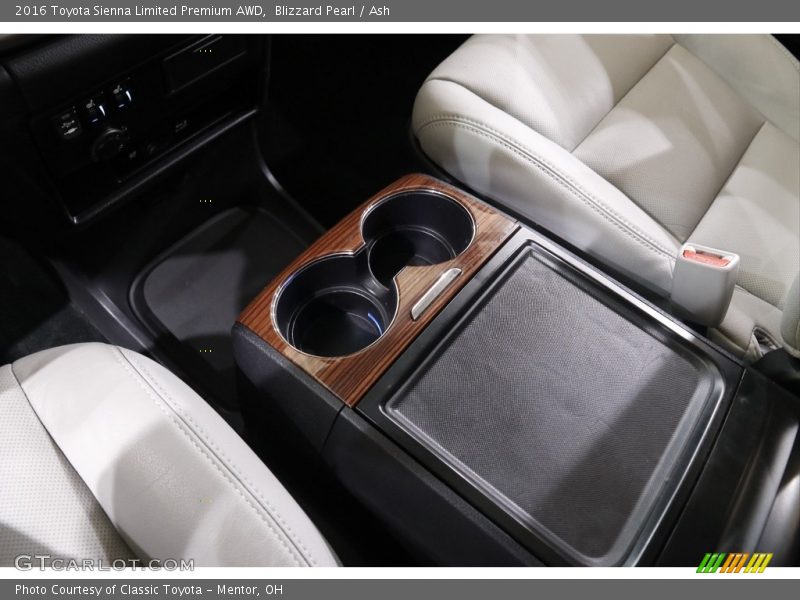 Blizzard Pearl / Ash 2016 Toyota Sienna Limited Premium AWD