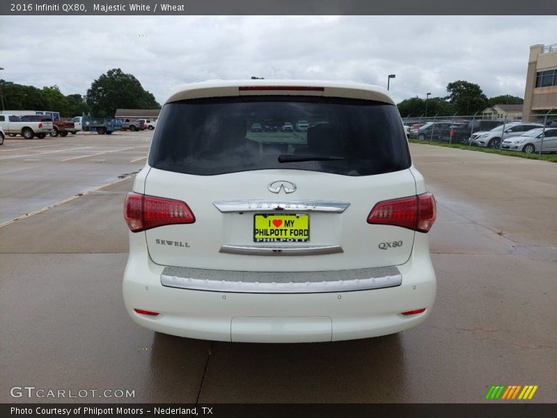 Majestic White / Wheat 2016 Infiniti QX80