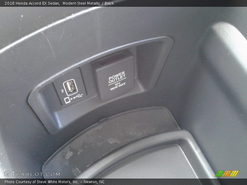 Modern Steel Metallic / Black 2018 Honda Accord EX Sedan