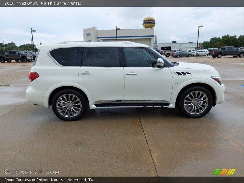 Majestic White / Wheat 2016 Infiniti QX80