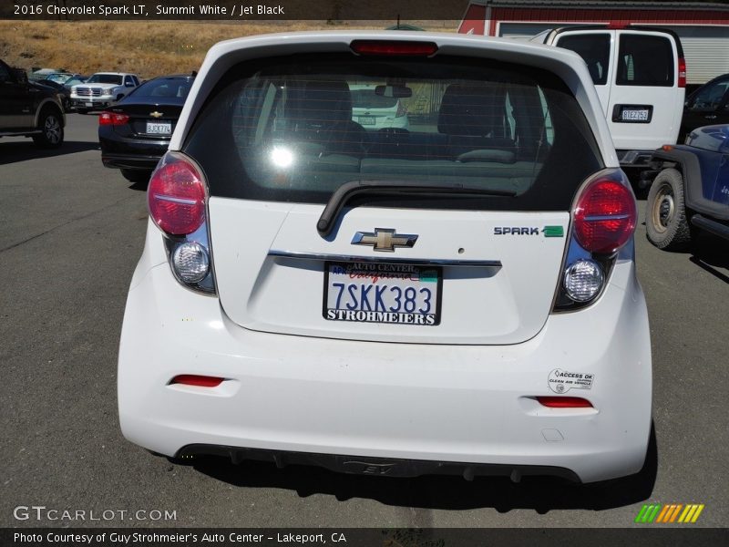 Summit White / Jet Black 2016 Chevrolet Spark LT