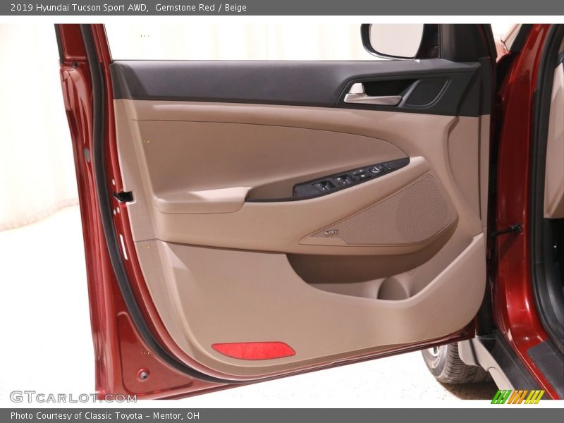 Gemstone Red / Beige 2019 Hyundai Tucson Sport AWD