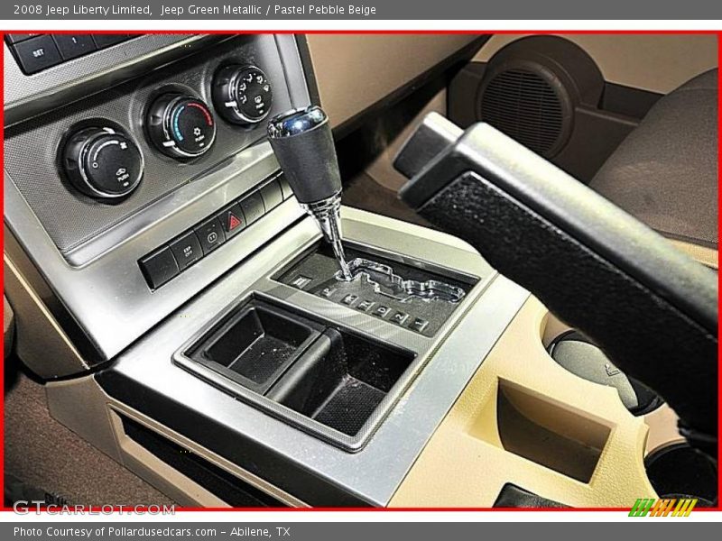 Jeep Green Metallic / Pastel Pebble Beige 2008 Jeep Liberty Limited