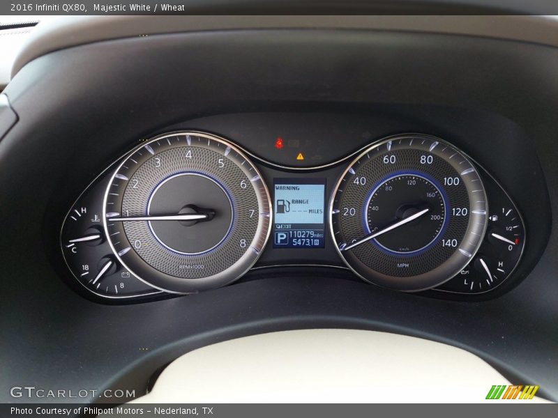  2016 QX80   Gauges