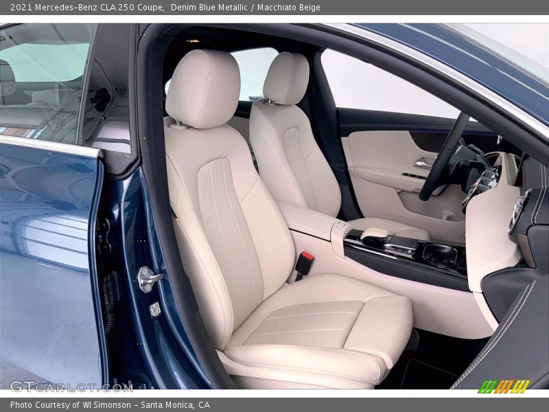 Front Seat of 2021 CLA 250 Coupe