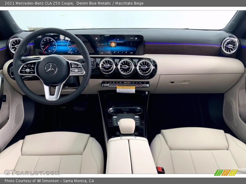  2021 CLA 250 Coupe Macchiato Beige Interior