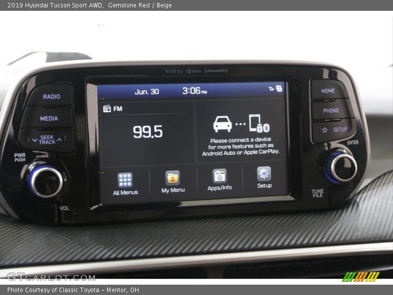 Gemstone Red / Beige 2019 Hyundai Tucson Sport AWD