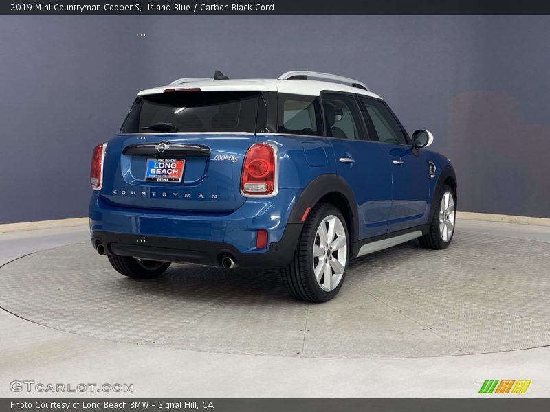 Island Blue / Carbon Black Cord 2019 Mini Countryman Cooper S