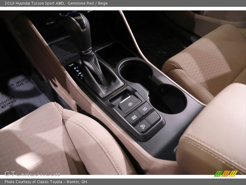 Gemstone Red / Beige 2019 Hyundai Tucson Sport AWD