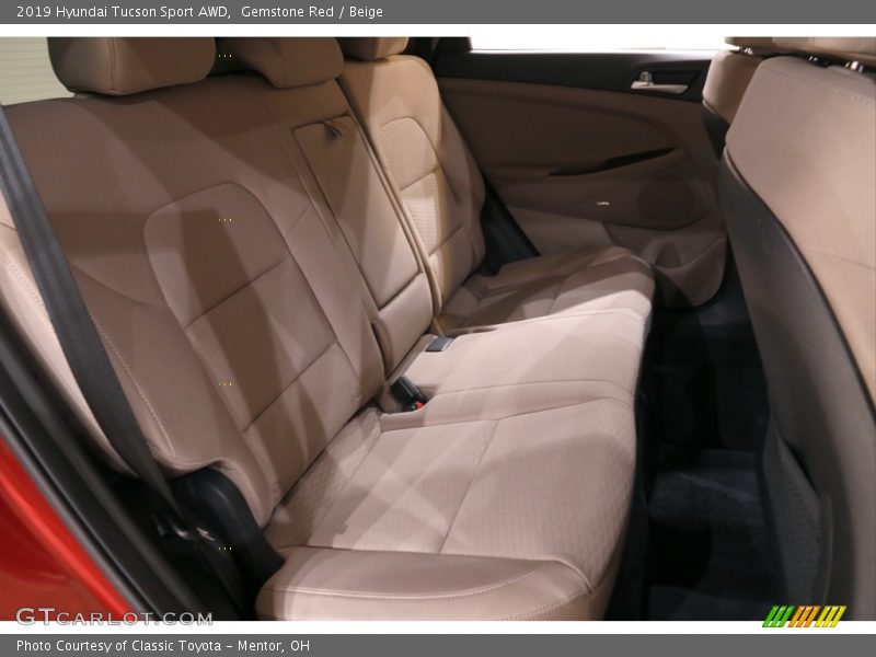 Gemstone Red / Beige 2019 Hyundai Tucson Sport AWD