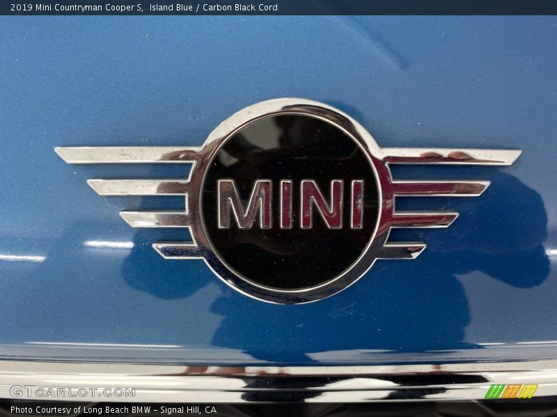 Island Blue / Carbon Black Cord 2019 Mini Countryman Cooper S