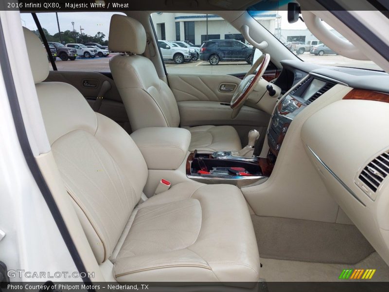 Front Seat of 2016 QX80 