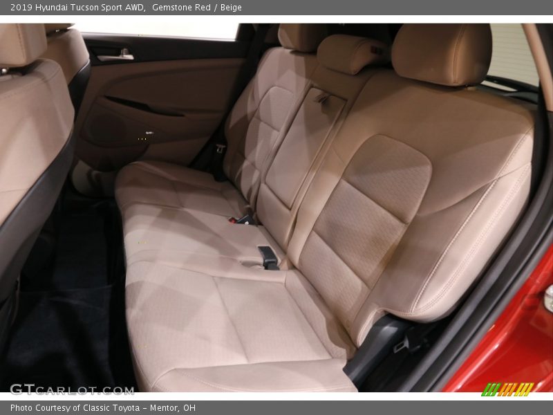 Gemstone Red / Beige 2019 Hyundai Tucson Sport AWD
