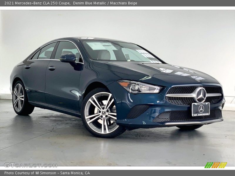 Front 3/4 View of 2021 CLA 250 Coupe