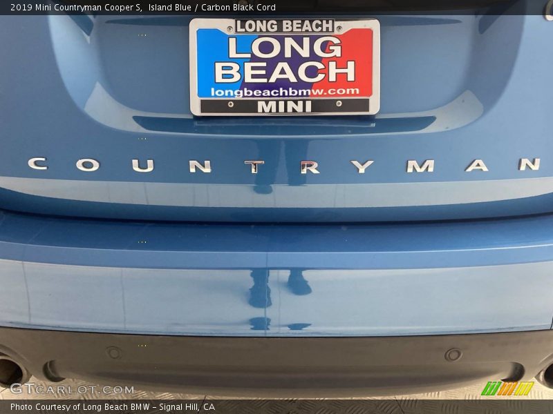 Island Blue / Carbon Black Cord 2019 Mini Countryman Cooper S