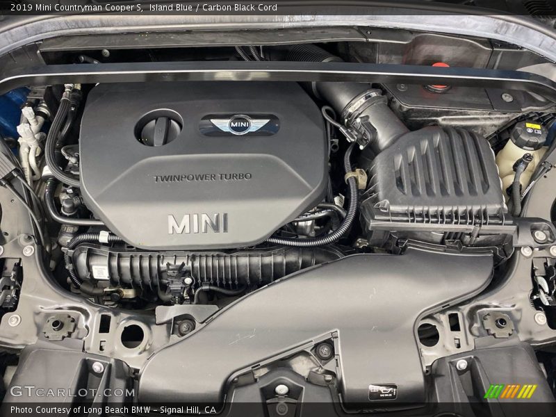 Island Blue / Carbon Black Cord 2019 Mini Countryman Cooper S