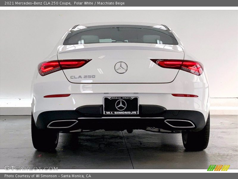 Polar White / Macchiato Beige 2021 Mercedes-Benz CLA 250 Coupe