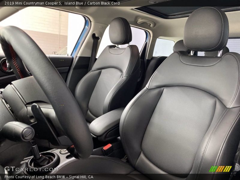 Island Blue / Carbon Black Cord 2019 Mini Countryman Cooper S