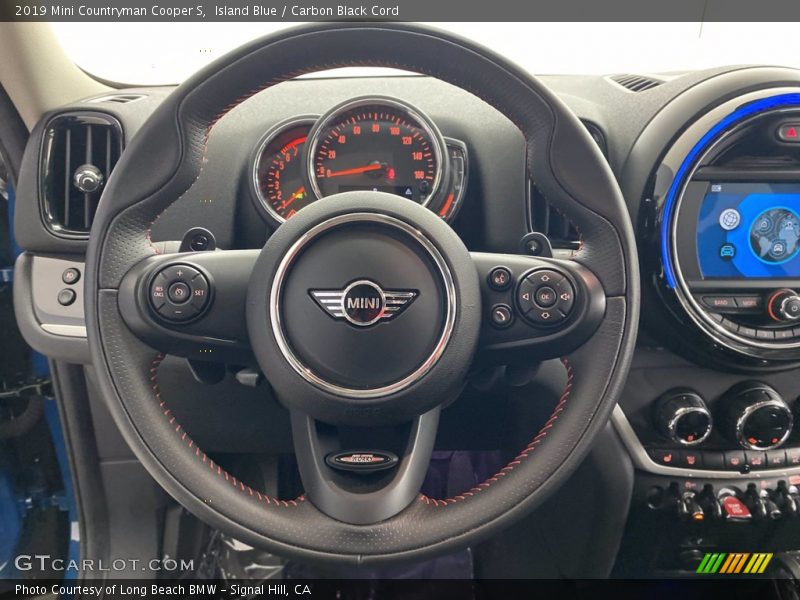 Island Blue / Carbon Black Cord 2019 Mini Countryman Cooper S