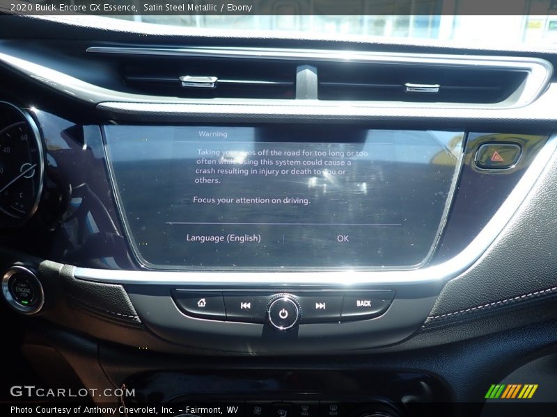 Satin Steel Metallic / Ebony 2020 Buick Encore GX Essence