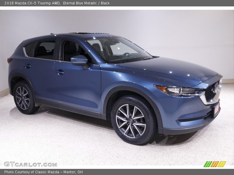 Eternal Blue Metallic / Black 2018 Mazda CX-5 Touring AWD