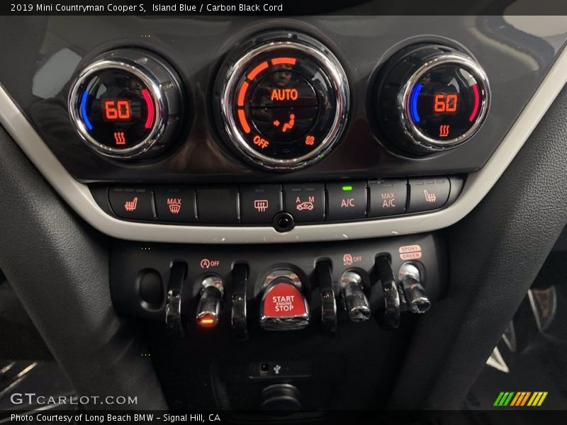 Island Blue / Carbon Black Cord 2019 Mini Countryman Cooper S