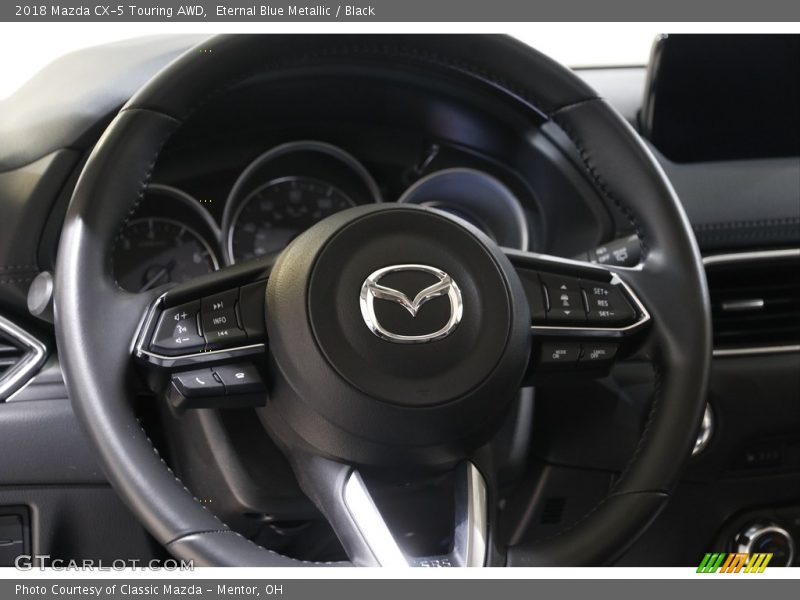 Eternal Blue Metallic / Black 2018 Mazda CX-5 Touring AWD