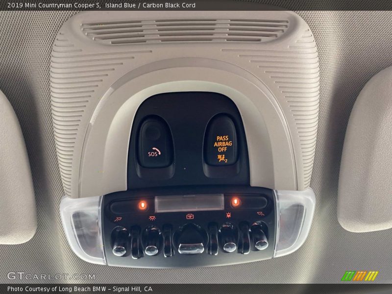 Island Blue / Carbon Black Cord 2019 Mini Countryman Cooper S