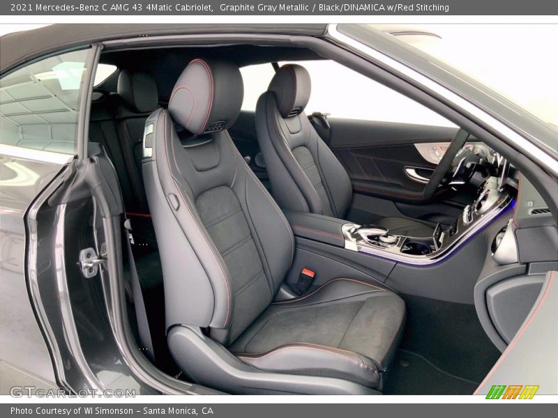 Front Seat of 2021 C AMG 43 4Matic Cabriolet
