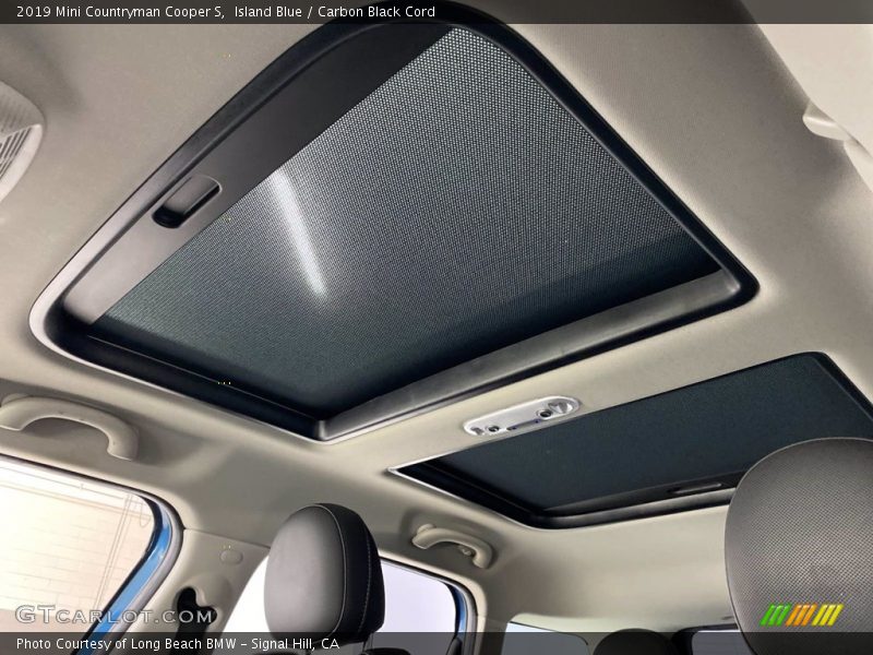 Island Blue / Carbon Black Cord 2019 Mini Countryman Cooper S
