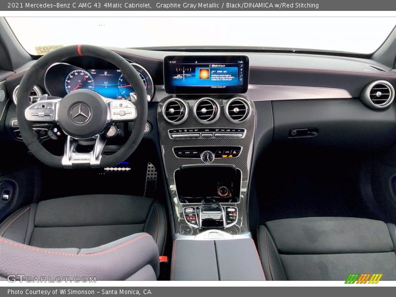 Dashboard of 2021 C AMG 43 4Matic Cabriolet