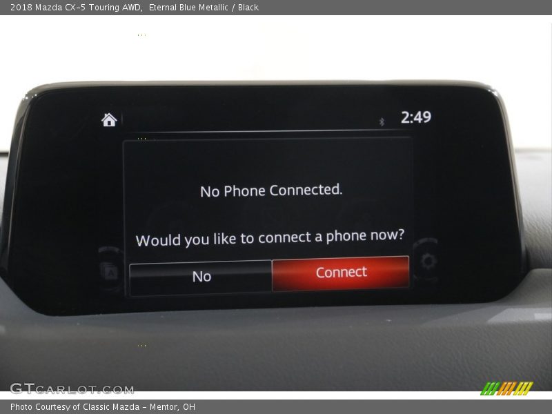 Eternal Blue Metallic / Black 2018 Mazda CX-5 Touring AWD