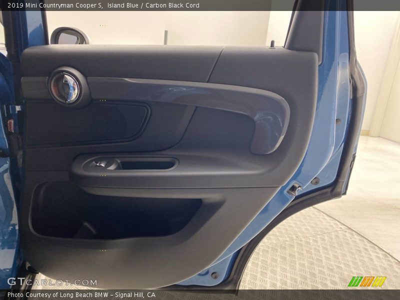 Island Blue / Carbon Black Cord 2019 Mini Countryman Cooper S